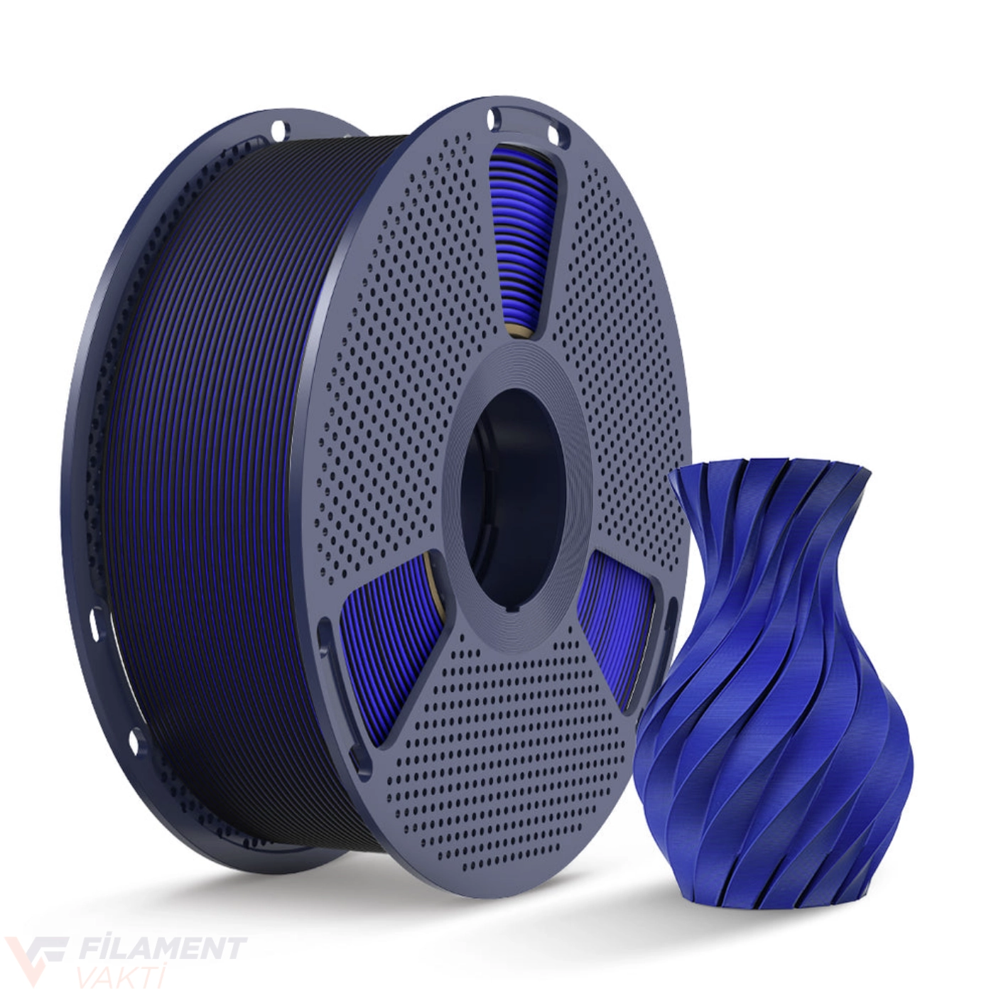 SUNLU PLA Matte Dual Çift Renk Filament Siyah- Mavi