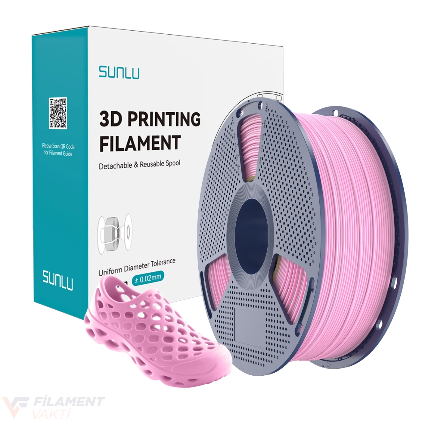Sunlu TPU-95A Filament - Pembe