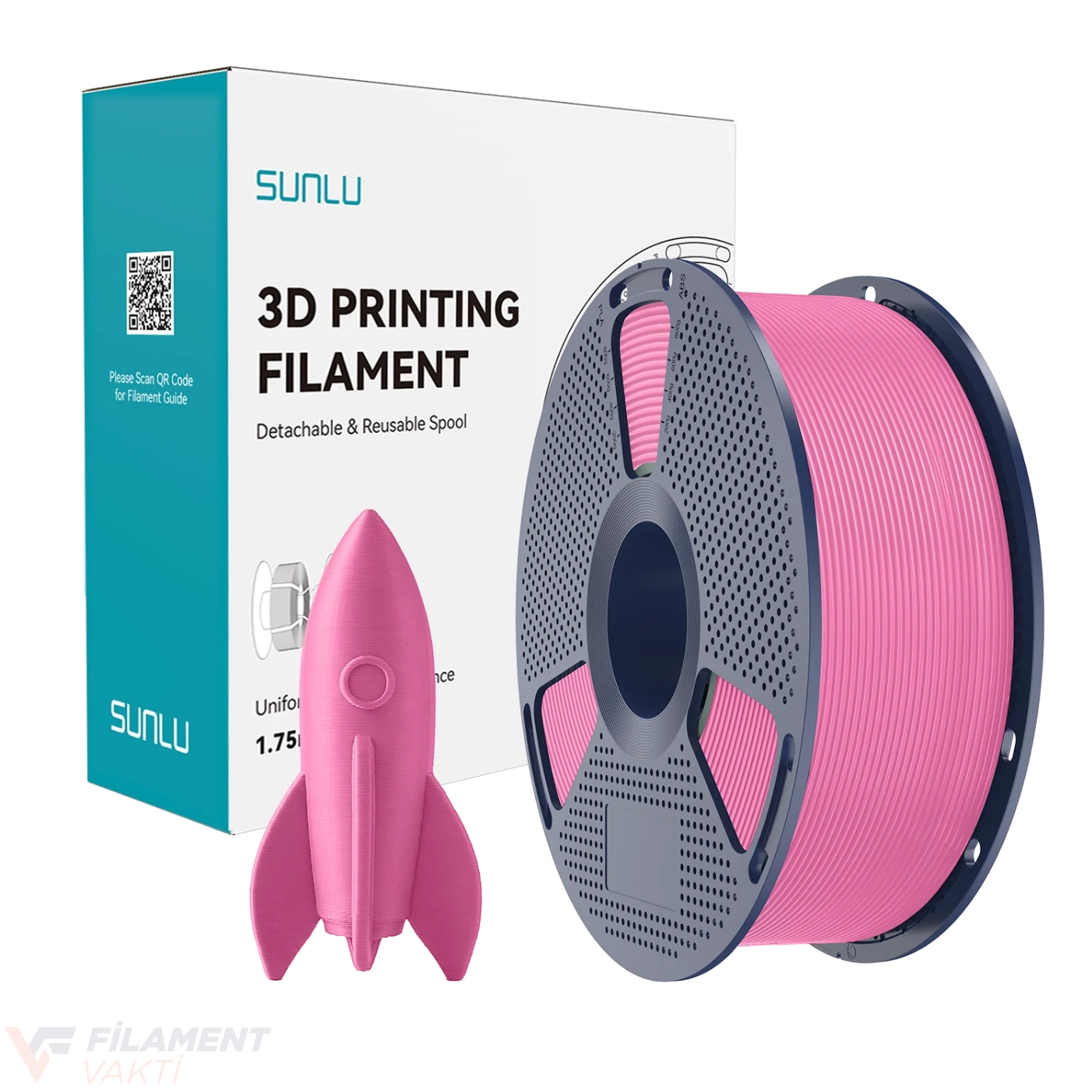 SUNLU Yüksek Hızlı PLA Filament - Siyah