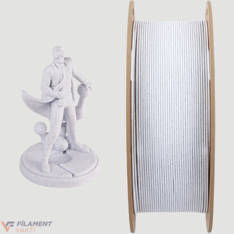 Panchroma Marble PLA Filament - Beyaz