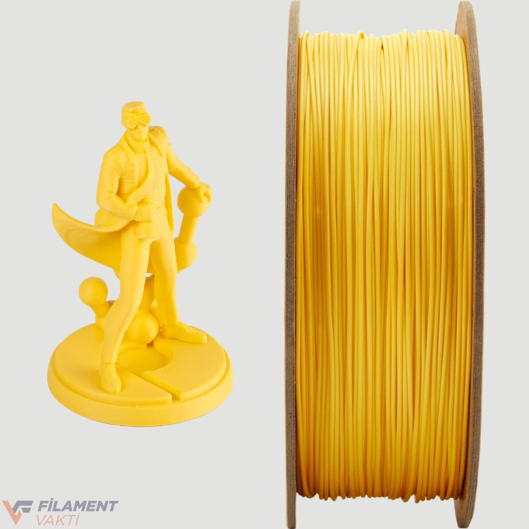 Polymaker PolyTerra Mat PLA Filament - Savana Sarı
