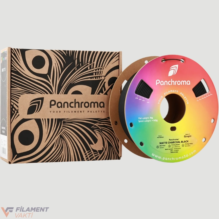 Polymaker Panchroma Mat PLA Filament - Kömür Siyah