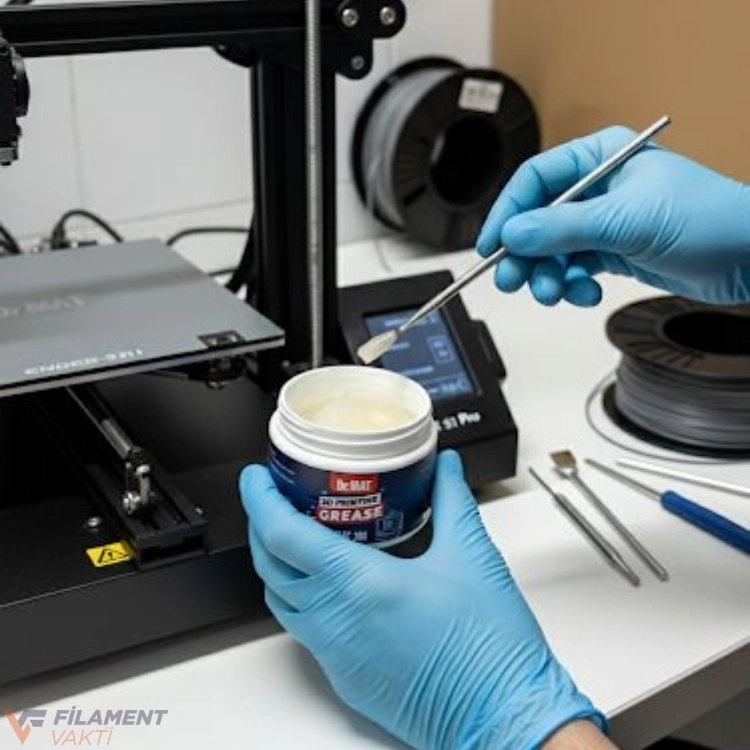3D Yazıcı Gres Yağı 100Gr - Mekanik Bakım