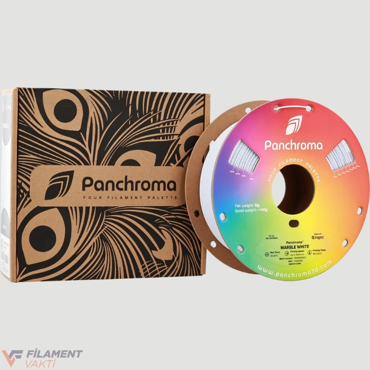 Panchroma Marble PLA Filament - Beyaz