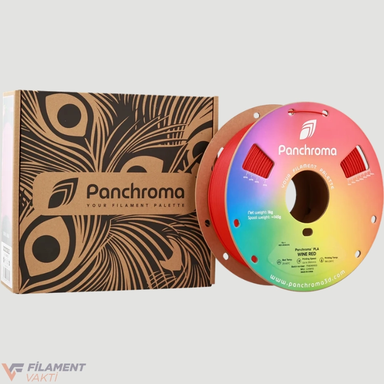 Polymaker Panchroma PLA Filament - Şarap Kırmızı