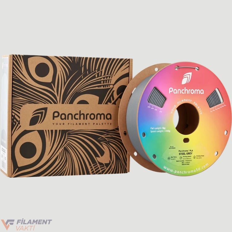 Polymaker Panchroma PLA Filament - Çelik Gri