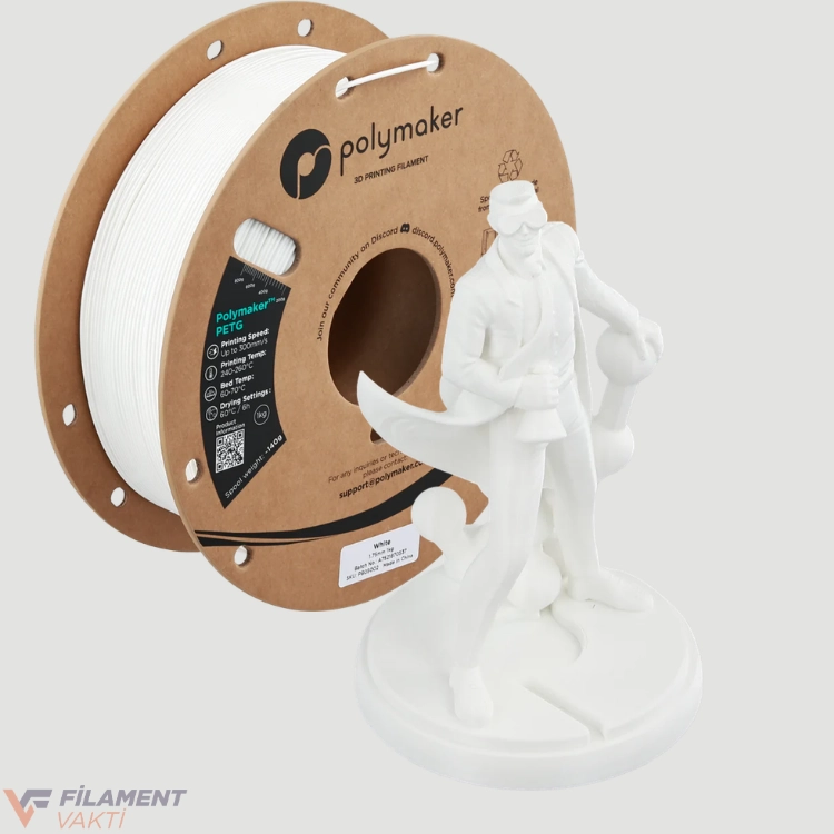 Polymaker PETG Filament - Beyaz