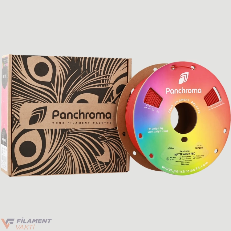 Polymaker Panchroma Mat PLA Filament - Askeri Kırmızı