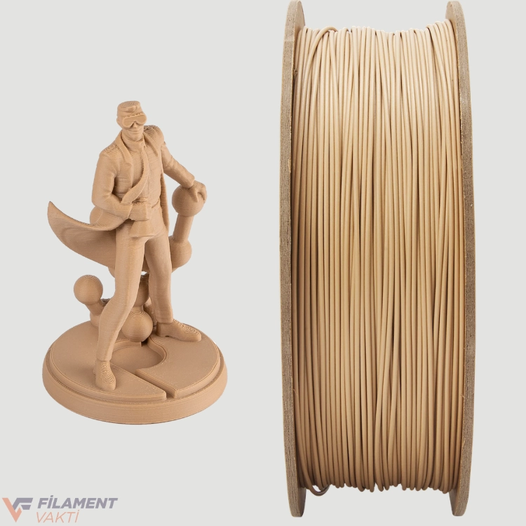 Polymaker PolyTerra Mat PLA Filament - Yer Fıstığı