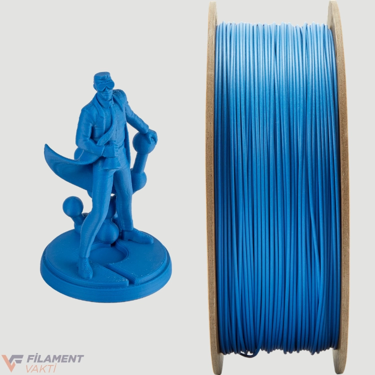 Polymaker PolyTerra Mat PLA Filament - Safir Mavi