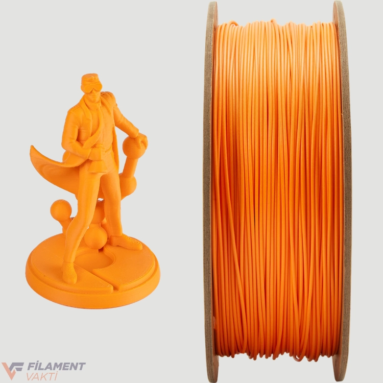 Polymaker PolyTerra Mat PLA Filament - Gündoğumu Turuncu