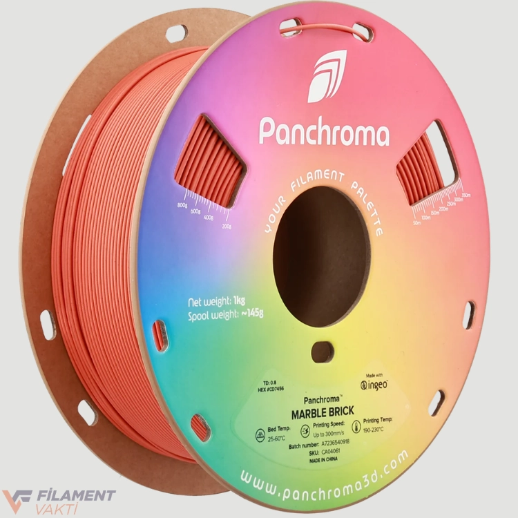 Panchroma Marble PLA Filament - Kiremit