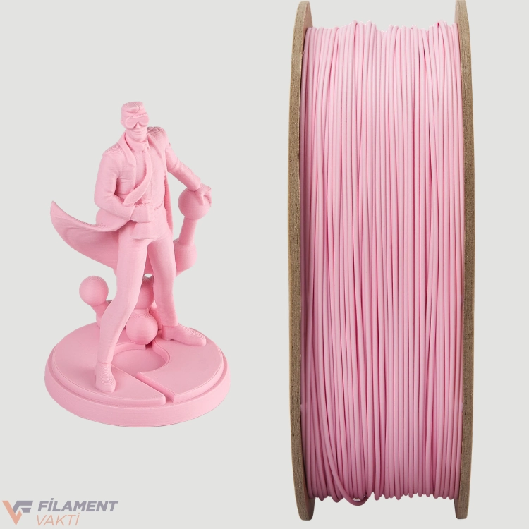 Polymaker PolyTerra Mat PLA Filament - Sakura Pembe