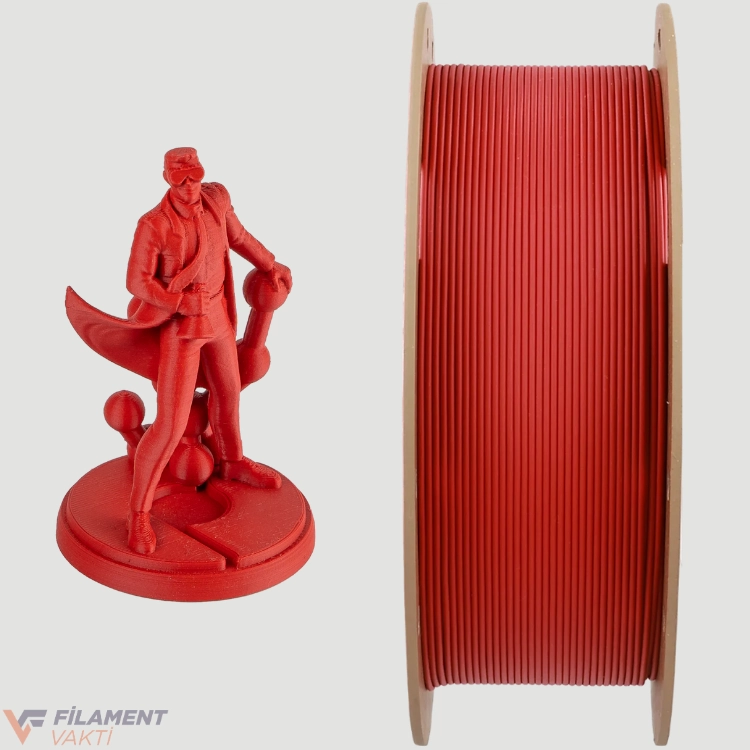 Polymaker Panchroma Mat PLA Filament - Askeri Kırmızı