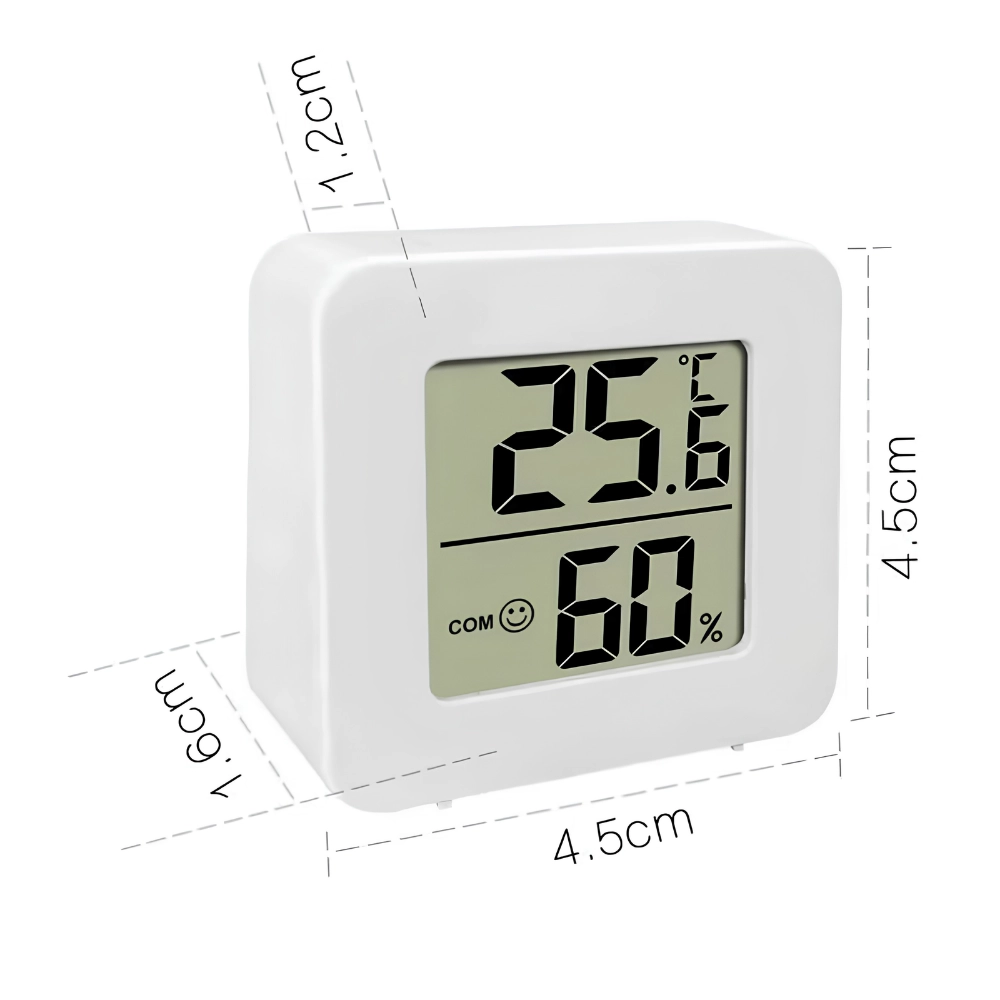 Sıcaklık Nem Ölçer 45mm | Mini Dijital Higrometre