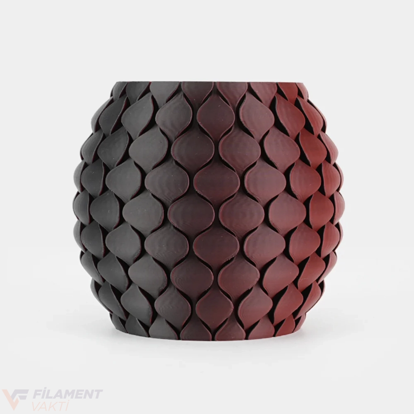 SUNLU PLA Matte Dual Çift Renk Filament Siyah- Kırmızı