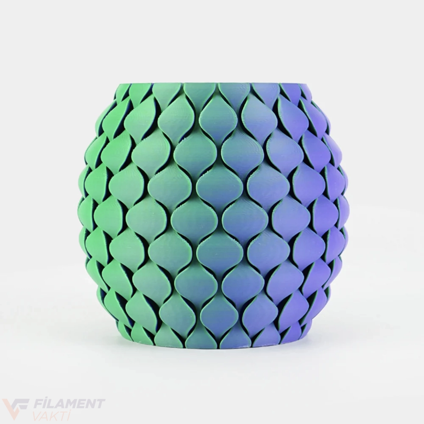 SUNLU PLA Matte Dual Çift Renk Filament Yeşil - Mor