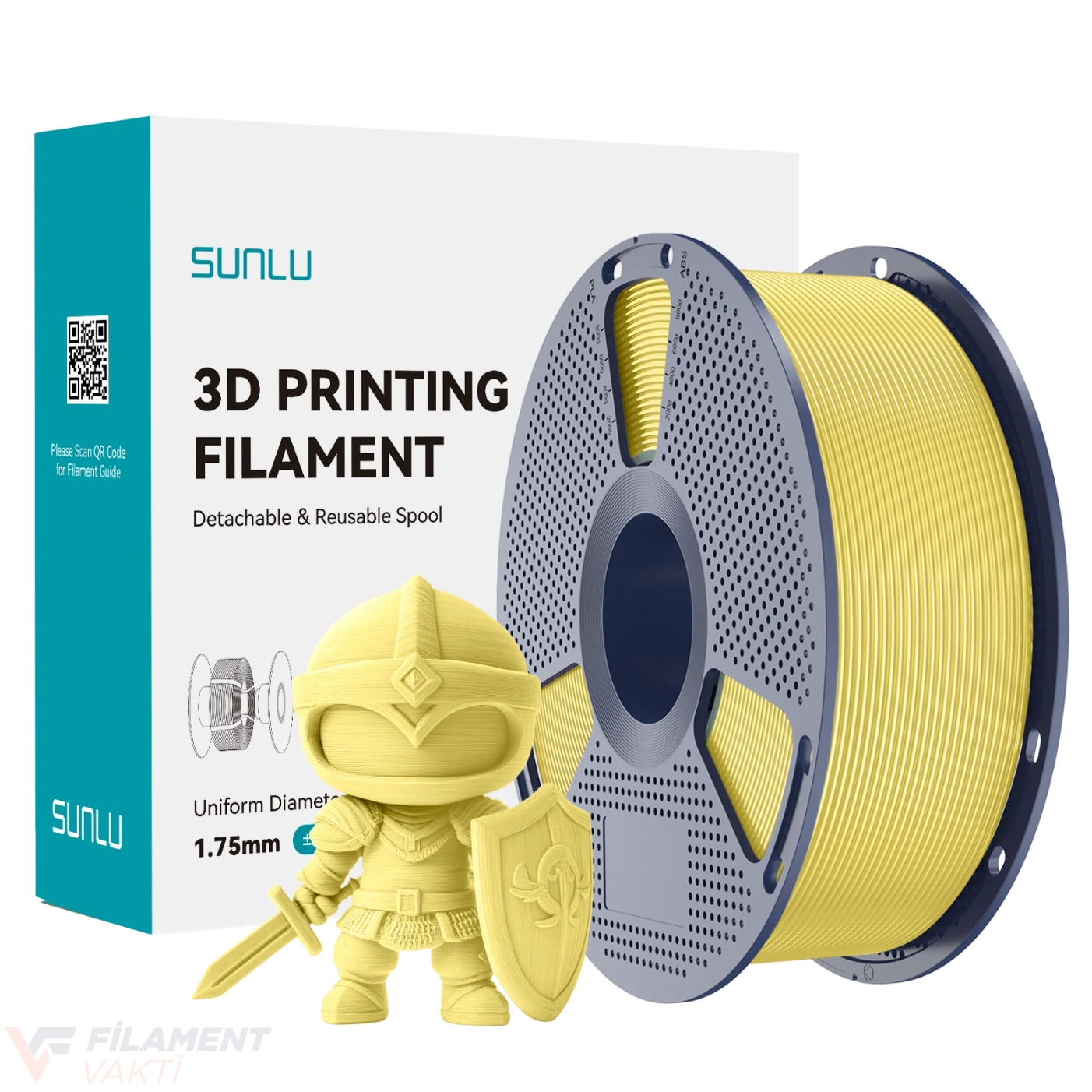 Sunlu PLA Filament - Limon Sarı