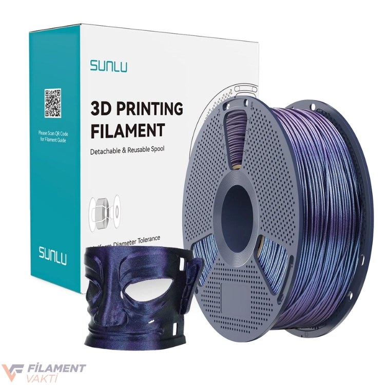 SUNLU PLA Galaxy Filament Yıldız Tozu Mor