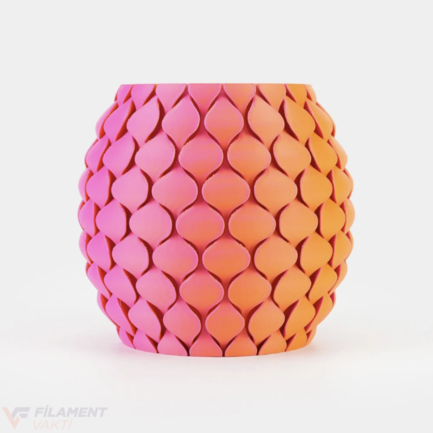 SUNLU PLA Matte Dual Çift Renk Filament Turuncu - Kırmızı