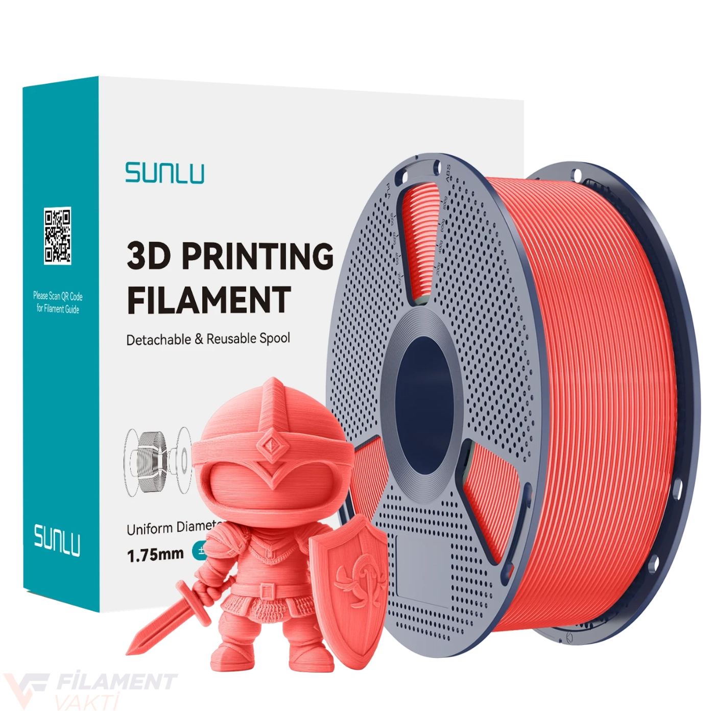 Sunlu PLA Filament - Kiraz Kırmızı