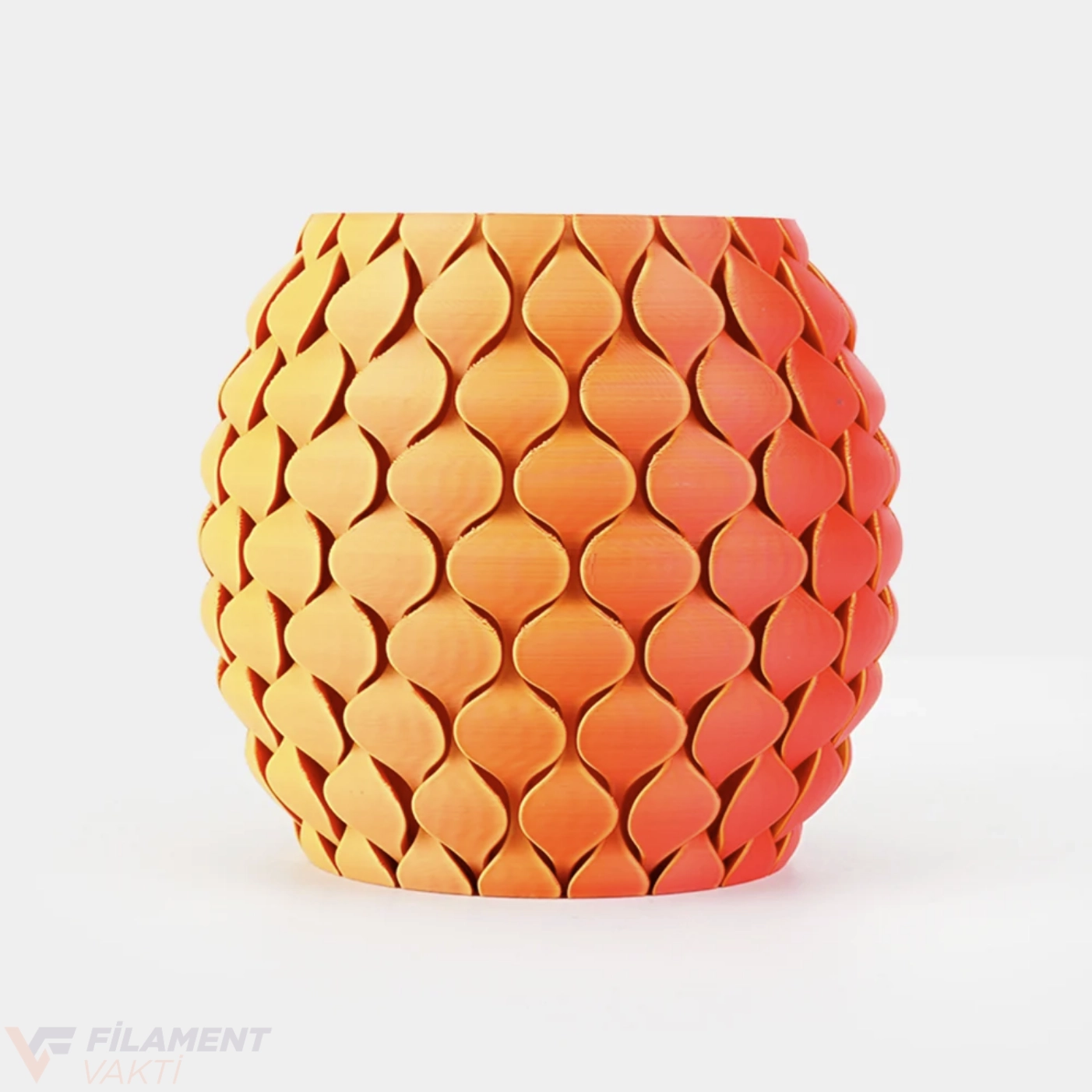 SUNLU PLA Matte Dual Çift Renk Filament Kırmızı - Sarı