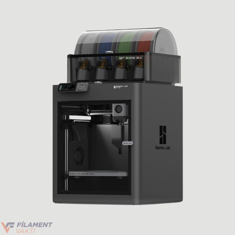 Bambu Lab P1S Combo 3D Yazıcı (AMS 2 Pro) - Filament Vakti