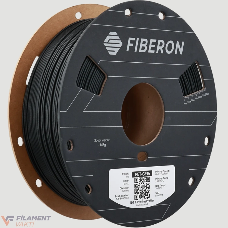 Fiberon PET-GF15 Filament | Cam Elyaf Takviyeli PET