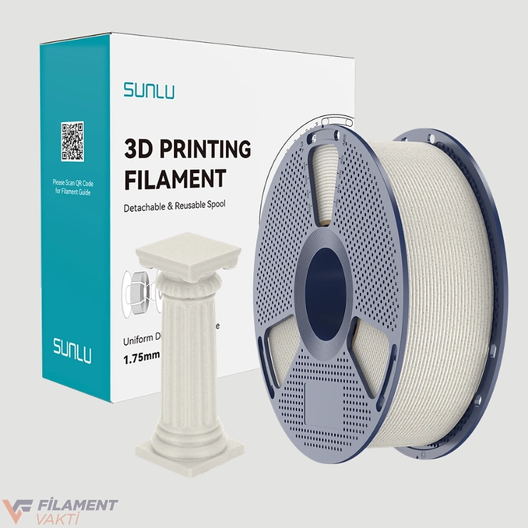 Sunlu Yüksek Hızlı PLA Marble Filament - Kestane Kahvesi