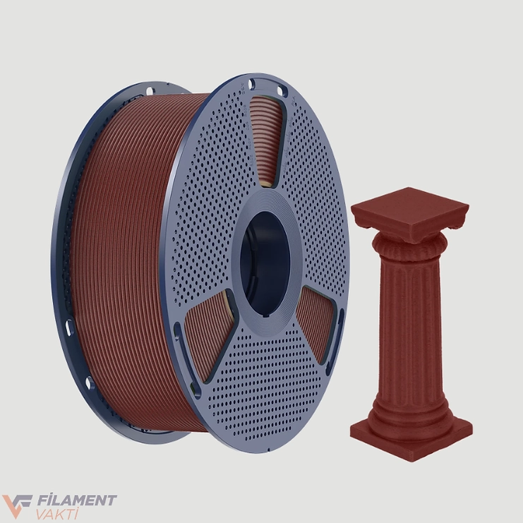 Sunlu Yüksek Hızlı PLA Marble Filament - Tuğla Kırmızısı
