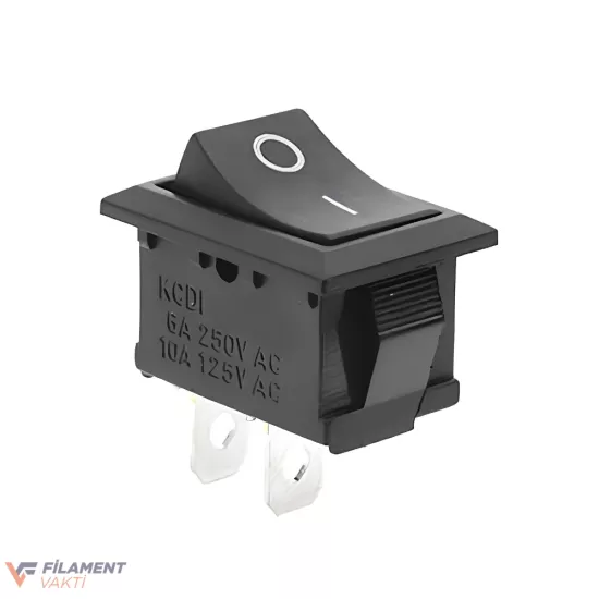 KCD1 2 Pin Rocker Anahtar | Aç Kapa Switch KCD1 2 Pin Rocker Anahtar | Aç Kapa Switch