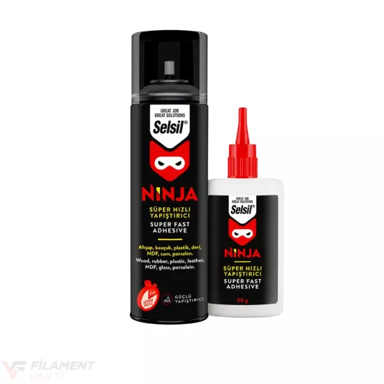 Selsil Ninja 200 ML + 50 GR Hızlı Yapıştırıcı