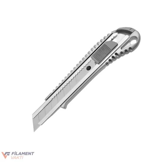 Metal Maket Bıçağı 18mm | Tam Metal Gövde Metal Maket Bıçağı 18mm | Tam Metal Gövde