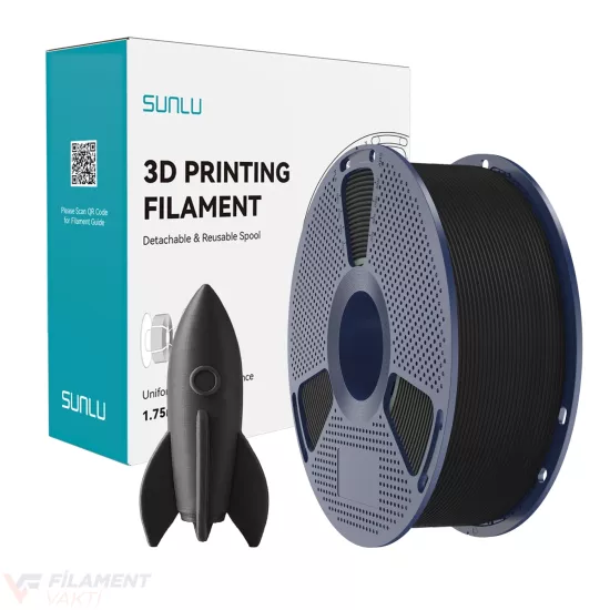 SUNLU Yüksek Hızlı PLA Filament (High Speed) - Siyah
