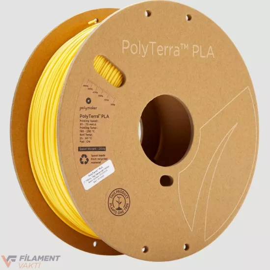 Polymaker PolyTerra PLA Filament - Savana Sarı
