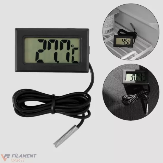 Problu Dijital Sıcaklık Ölçer -50°C / +110°C