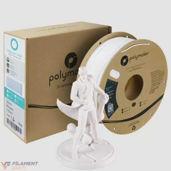 Polymaker PolyLite ASA Filament - Beyaz