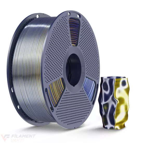 SUNLU Silk PLA+ Dual Çift Renk Filament Siyah - Altın