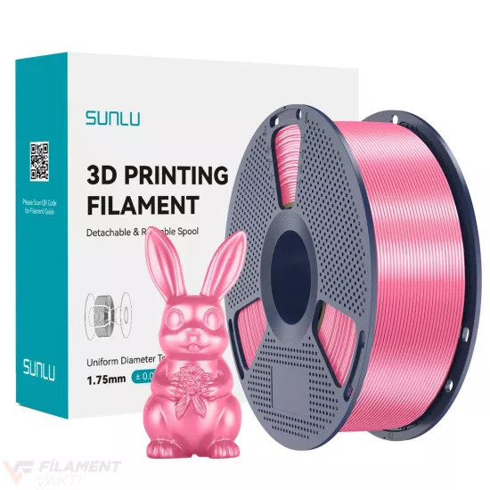 Sunlu Silk PLA+ Filament - Pembe