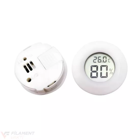Mini Dijital Termometre Sıcaklık ve Nem Ölçer - Filament Nem Ölçer