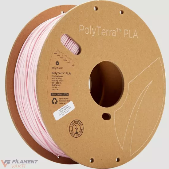 Polymaker PolyTerra Mat PLA Filament - Şeker