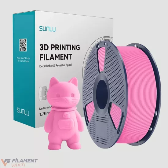 Sunlu PLA Mat Filament - Pembe
