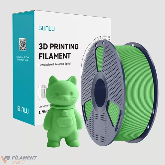 Sunlu PLA Mat Filament - Yeşil