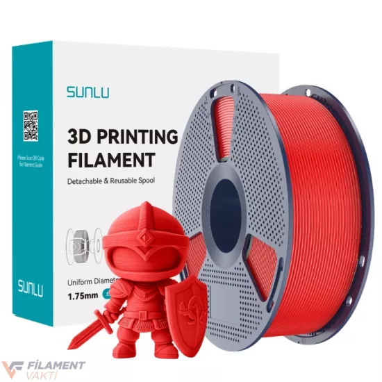 Sunlu PLA+ 2.0 Filament - Kırmızı
