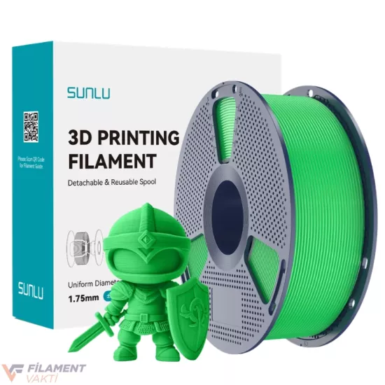Sunlu PLA+ 2.0 Filament - Yeşil