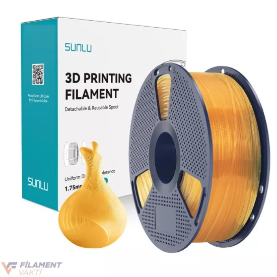 Sunlu PLA Şeffaf Filament Portakal Suyu