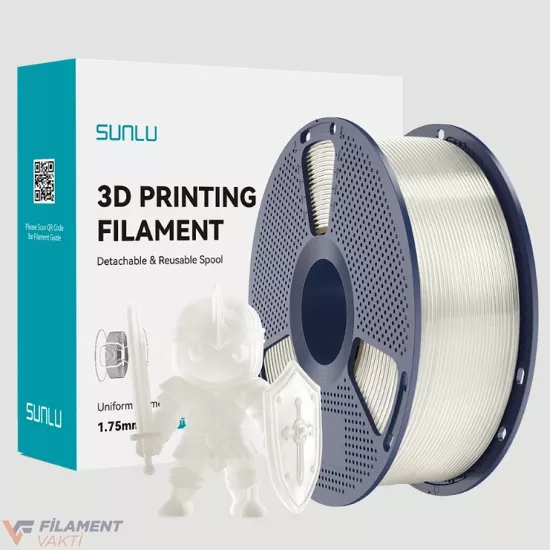 Sunlu PLA Transparan Filament Şeffaf
