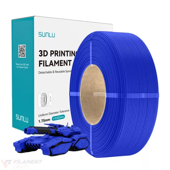 Sunlu Refill PLA Filament - Klein Mavi