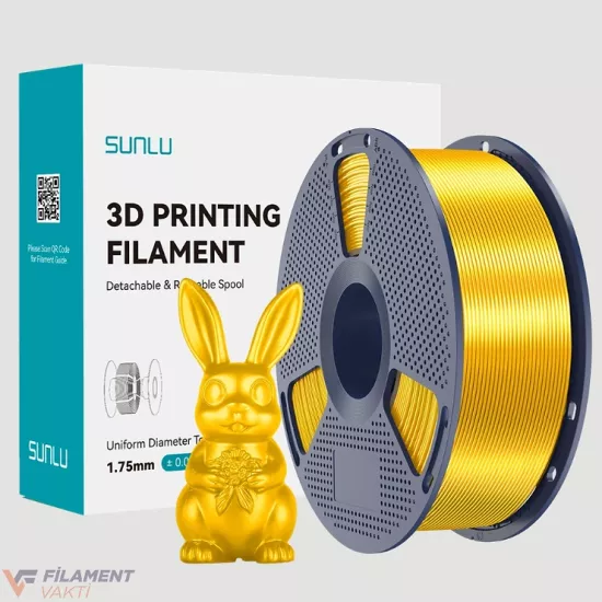 Sunlu Silk PLA+ Filament - Açık Altın
