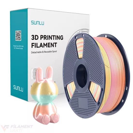 Sunlu Silk PLA+ Filament - Gökkuşağı 5